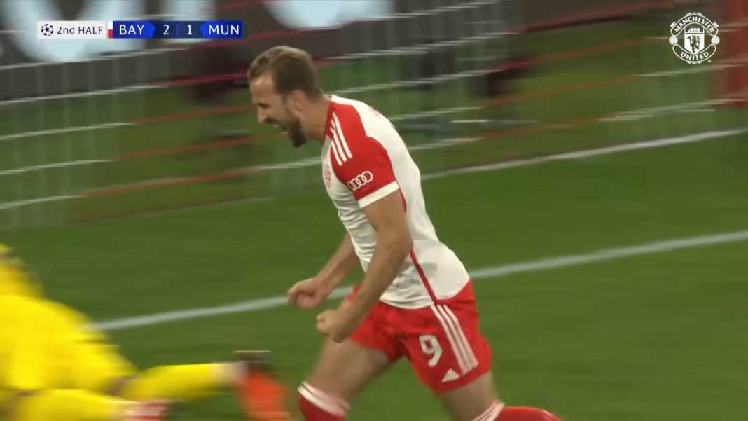 Harry Kane usai cetak gol penalti ke gawang Andre Onana Alasan Harry Kane Peroleh Sambutan Bermusuhan di Copenhagen Untuk Laga Kedua Liga Champions