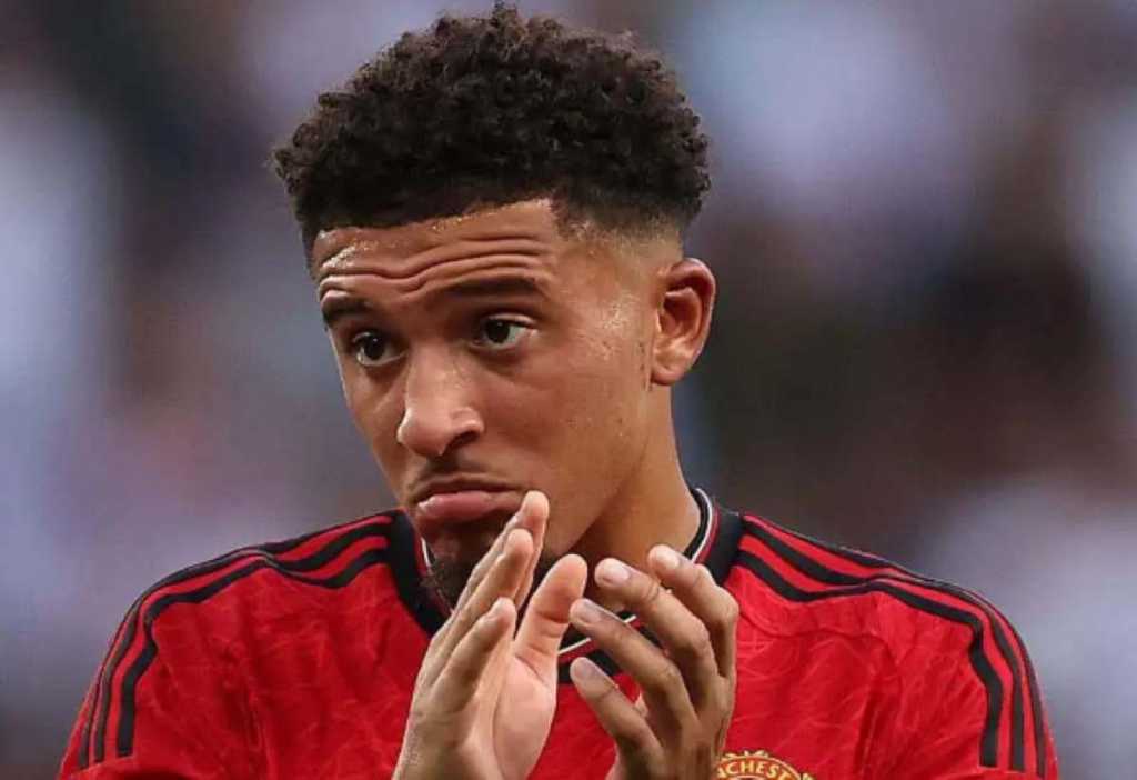 Jadon Sancho saat masih dimainkan Manchester United