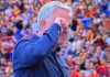 Jose Mourinho menirukan gaya menangis untuk mengejek pemain Moza di laga Liga Italia melawan AS Roma