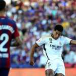 Jude Bellingham dalam aksinya di laga Barcelona vs Real Madrid