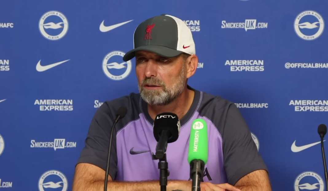 Jurgen Klopp dalam konferensi pers Liverpool Skor Akhir 2-2: Jurgen Klopp Nilai Sebagai Hasil yang Adil dalam Pertandingan Intens