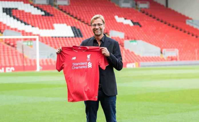 Jurgen Klopp saat pertama kali diangkat sebagai pelatih Liverpool pada tahun 2015, kini ia telah memimpin The Reds selama delapan tahun lamanya.