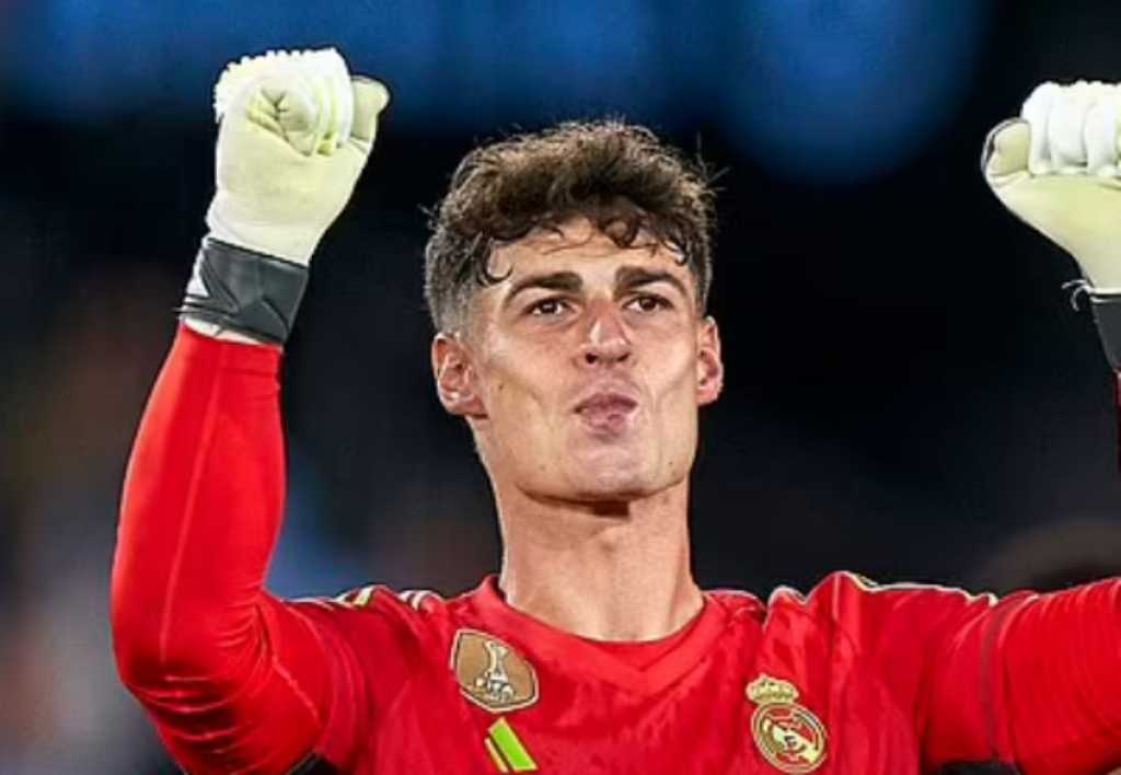 Kepa Arrizabalaga dalam sebuah laga bersama Real Madrid