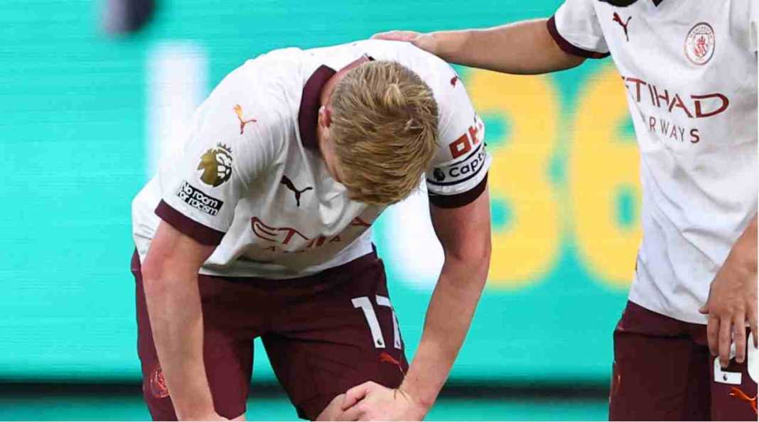 Kevin De Bruyne cedera kontra Burnley Nasib Kevin De Bruyne, Sudah Cedera, Kini Merana Hendak Dijual Manchester City