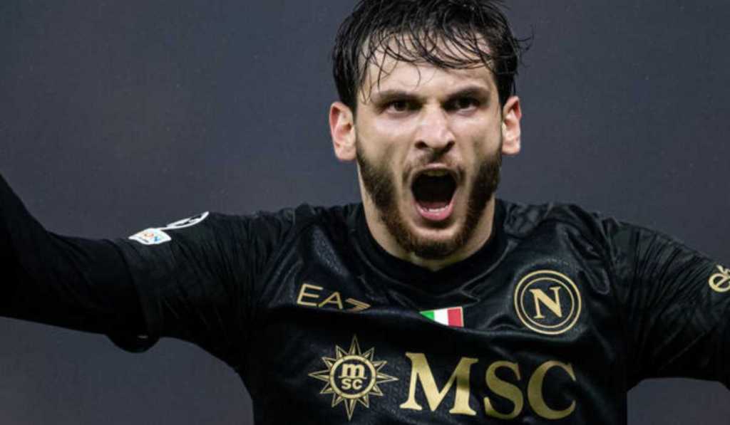 Khvicha Kvaratskhelia pemain andalan tim Liga Italia Napoli