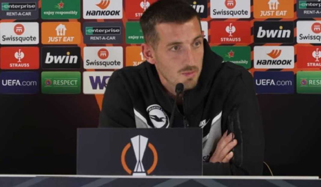 Konferensi Lewis Dunk jelang Marseille vs Brighton Tandang ke Marseille di Liga Europa, Kapten Brighton Targetkan Menang