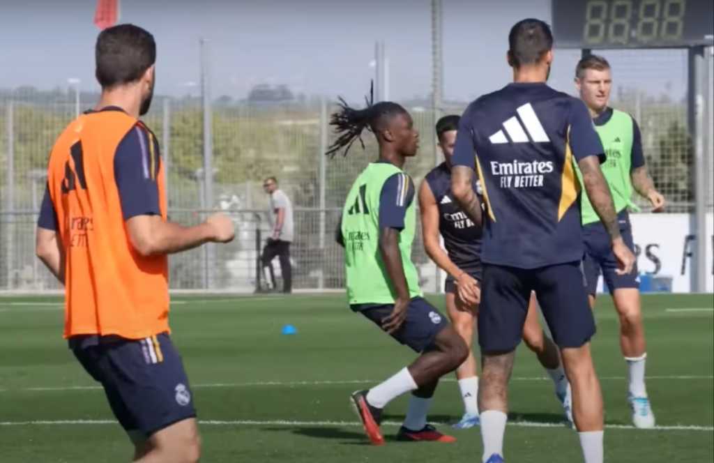 Latihan Real Madrid jelang menjamu Osasuna