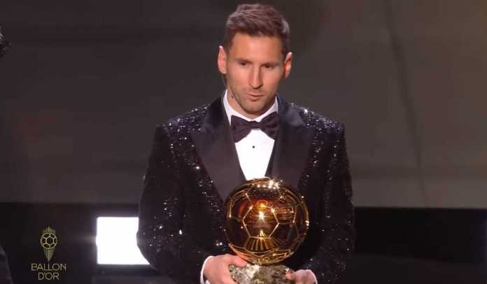 Lionel Messi Salip Empat Negara Sekaligus Saat Menangi Ballon d'Or Kedelapan