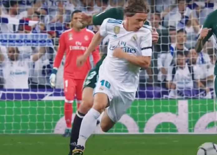 Luka Modric dalam aksinya untuk Real Madrid