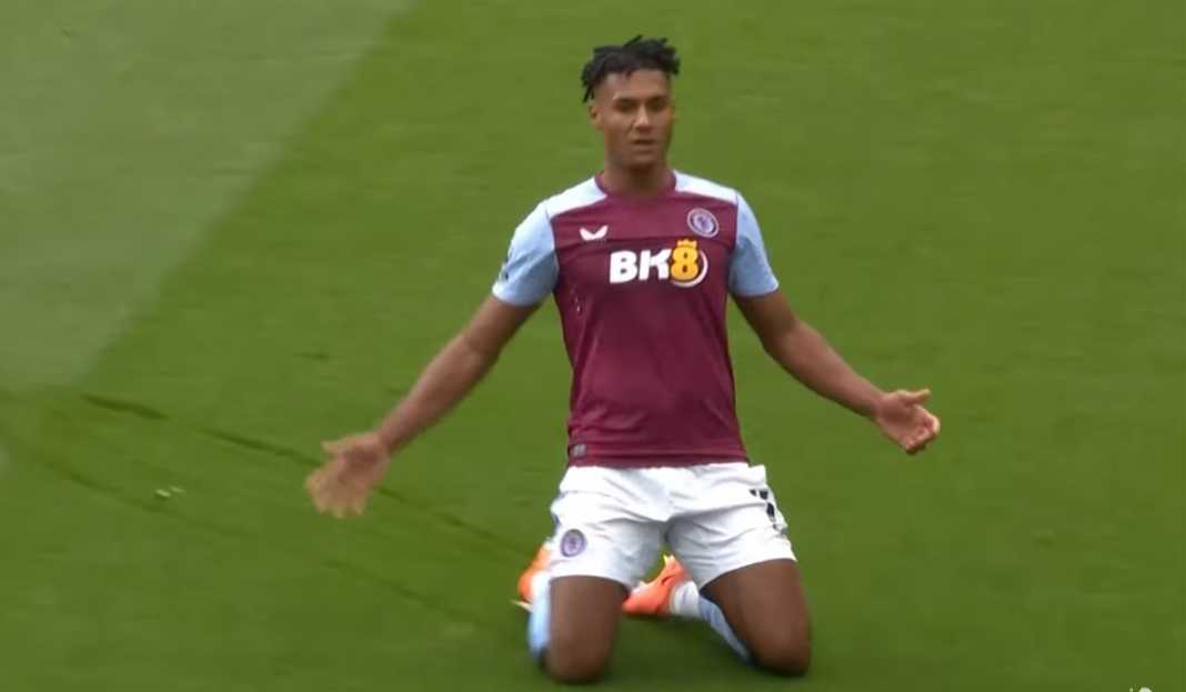Ollie Watkins rayakan gol ke gawang Brighton Tim Terbaik Liga Inggris Sejauh Ini : Ada Haaland, Saka, Maddison, Tapi Tidak Ada Pemain Manchester United