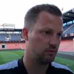 Pelatih FC Copenhagen Jacob Neestrup dalam wawancara