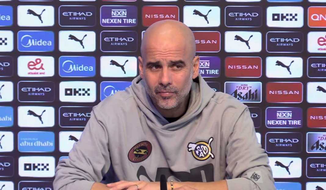 Pep Guardiola di konferensi pers Manchester City Guardiola Anggap Laga Derby Manchester Selalu Spesial, Bagaimana Rekornya di Old Trafford?