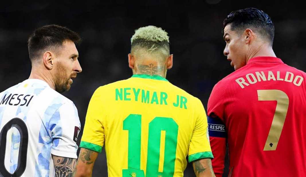 Ronaldo, Messi dan Neymar adalah pemain sepak bola dengan gaji tertinggi 2023