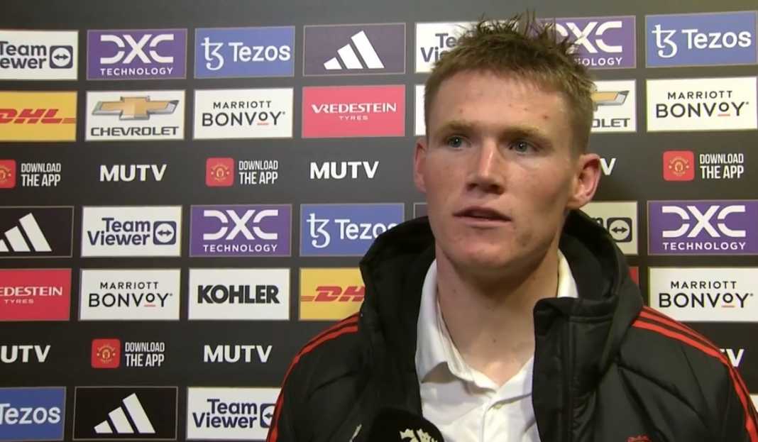 Scott McTominay dalam wawancara usai pertandingan Scott McTominay Sebut Semangat Pantang Menyerah Sudah Jadi Budaya Manchester United