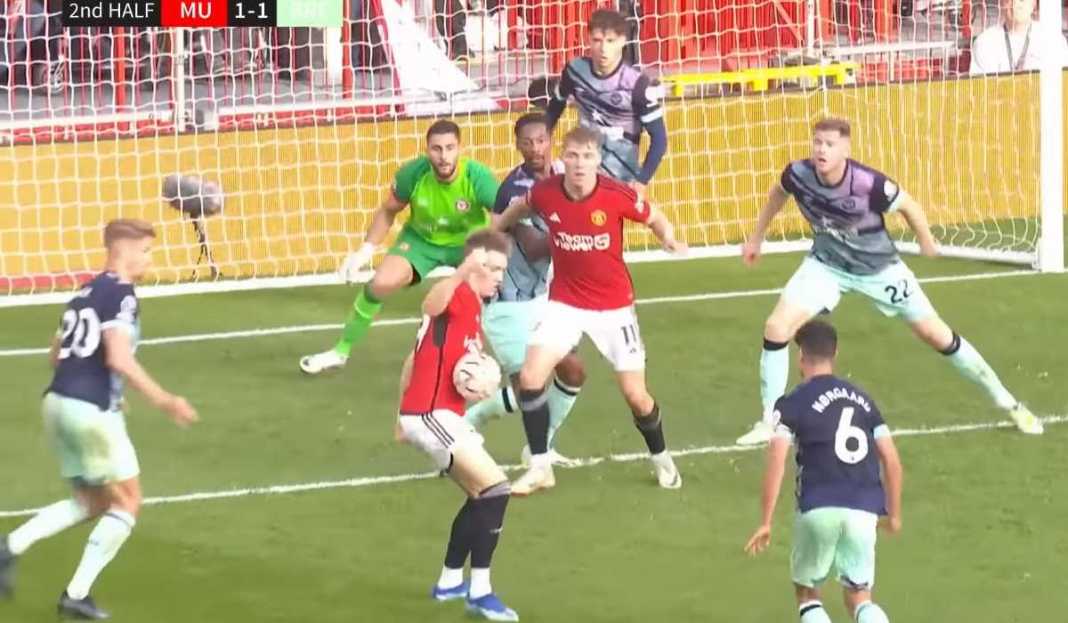 Scott McTominay saat cetak gol untuk Manchester United Saatnya Ten Hag Beri Kepecayaan Pada McTominay Saat Setan Merah Hadapi Tim Juru Kunci