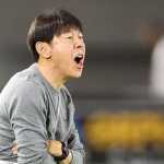 Shin Tae-yong dalam sebuah laga Timnas Indonesia