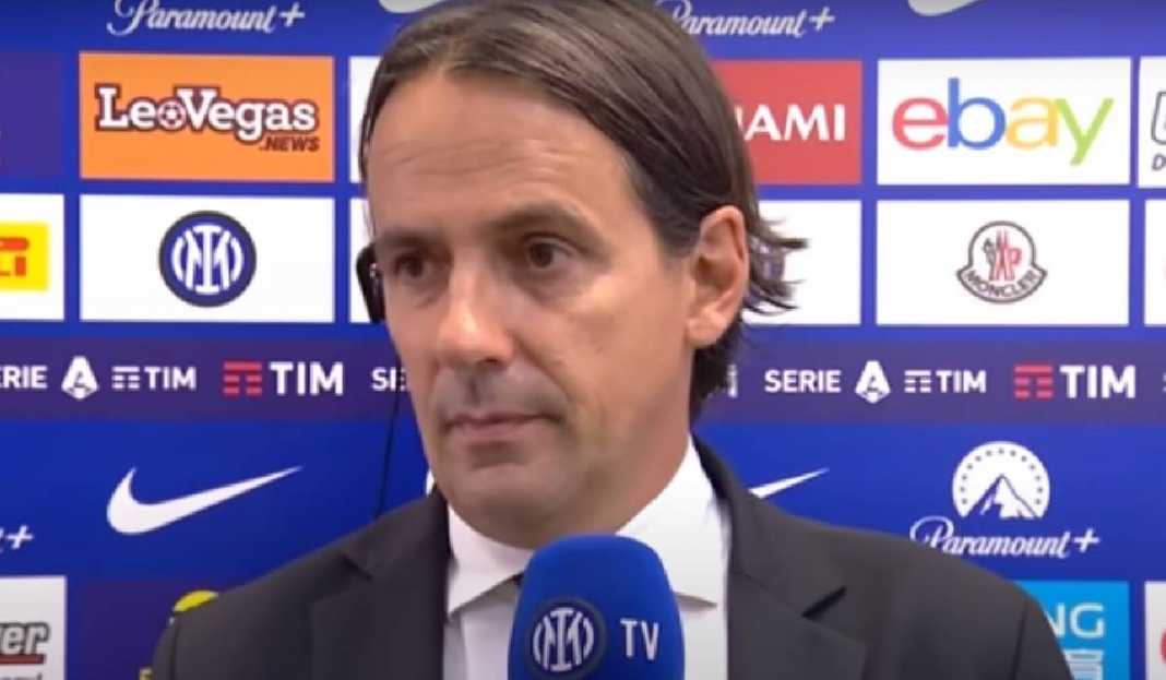Simone Inzaghi Sedang Wawancara Simone Inzaghi Dapat Nasehat Usai Inter Milan Gagal Menang Lawan Genoa