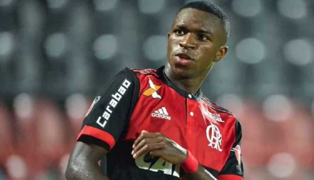 Vinicius Junior pemain Real Madrid ketika masih bermain untuk Flamengo Vinicius Junior pemain Real Madrid ketika masih bermain untuk Flamengo