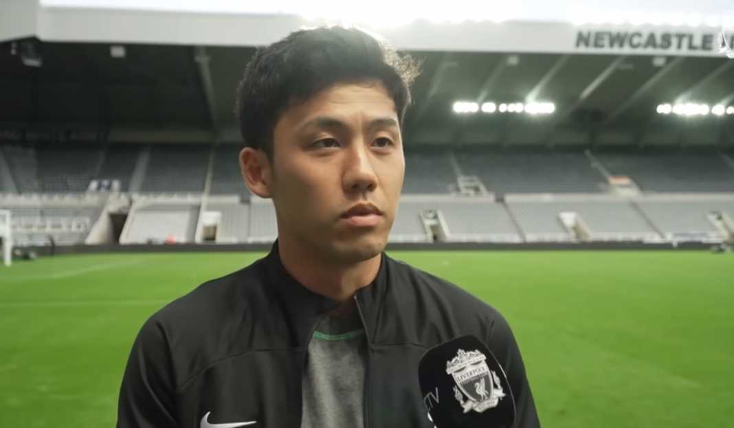 Wataru Endo dalam wawancara usai pertandingan Wataru Endo Bangga Dengan Daya Juang Liverpool, Jurgen Klopp Update Cedera Cody Gakpo