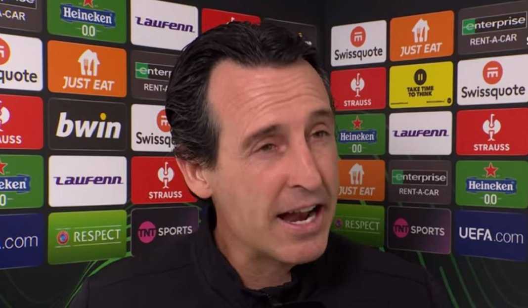 Aston Villa Menang Susah Payah, Unai Emery Rasakan Sulitnya Liga Konferensi Eropa