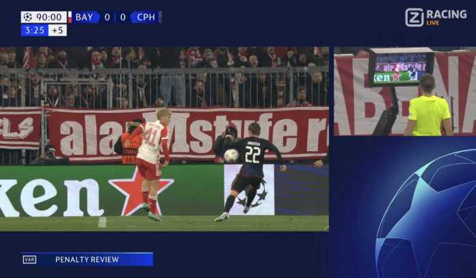 Bayern ditolak VAR dapat penalti