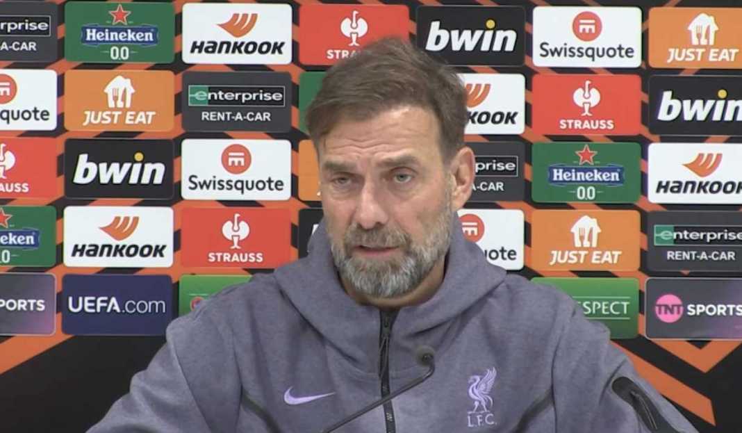 Jurgen Klopp dalam konferensi pers Liverpool