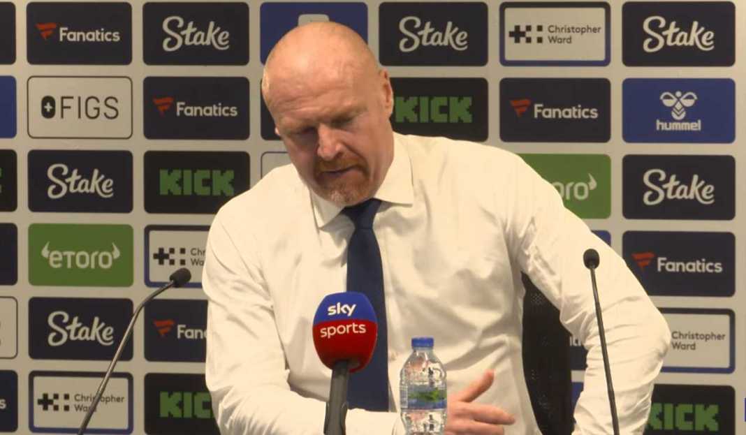 Sean Dyche kecewa dengan kekalahan Everton Sean Dyche kecewa dengan kekalahan Everton