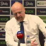 Sean Dyche kecewa dengan kekalahan Everton