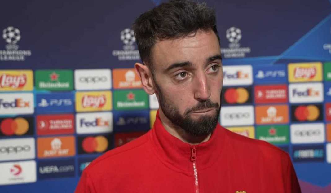 Bruno Fernandes dalam wawancara usai pertandingan Bruno Fernandes Tegaskan Manchester United Belum Menyerah, Yakin Masih Bisa Lolos