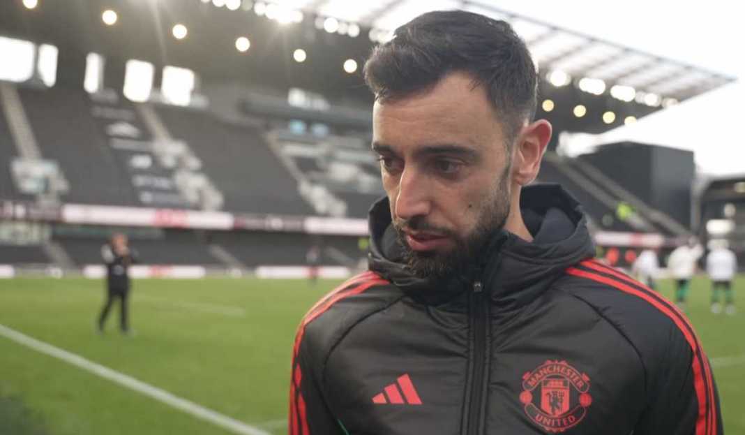 Bruno Fernandes dalam wawancara usai pertandingan Bruno Fernandes Klaim Manchester United Tampil Solid Sepanjang Laga di Craven Cottage