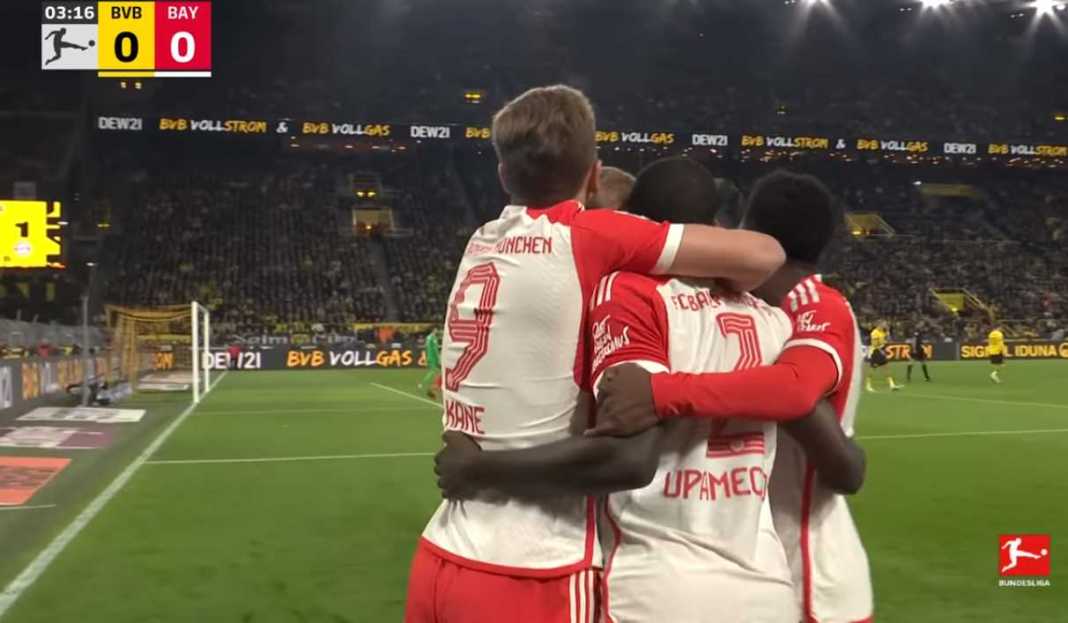 Dayot Upamecano rayakan gol Bayern Munchen Rata-Rata Cetak 3,8 Gol Per Laga, Debutan Bundesliga Harus Waspada