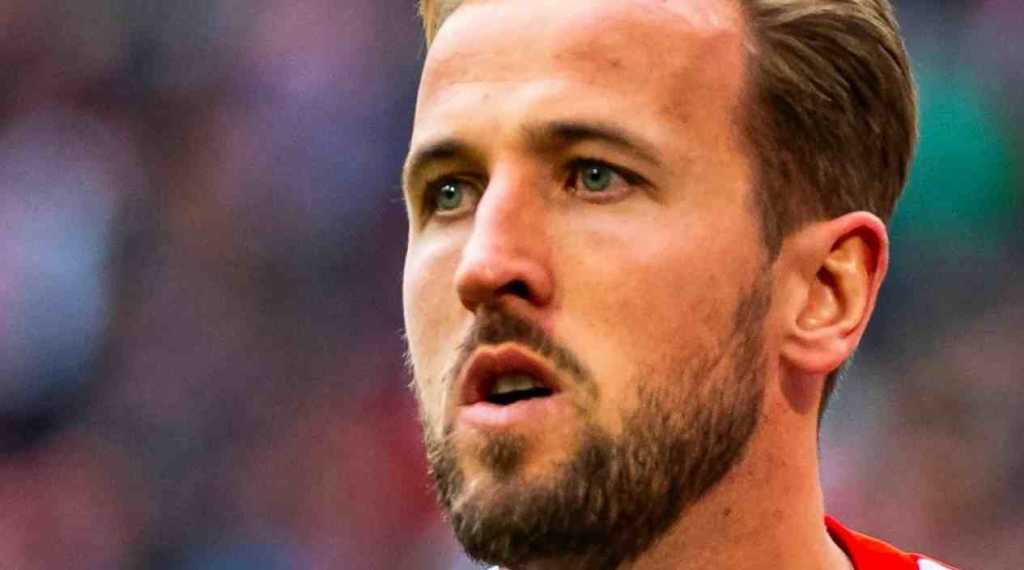 Ekspresi Harry Kane dalam pertandingan kontra Heidenheim