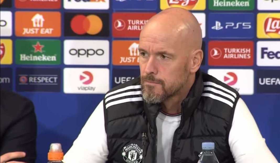 Erik ten Hag dalam konferensi pers Manchester United Ten Hag Beri Kabar Buruk Soal Casemiro dan Lisandro, Tapi Kabar Baik Soal Rashford