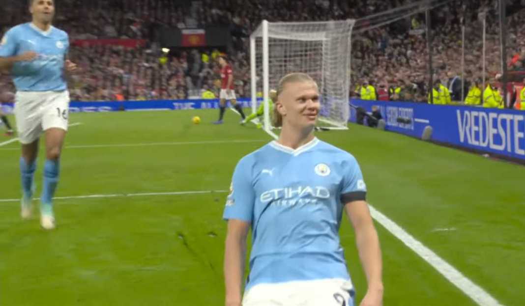 Erling Haaland rayakan gol ke gawang Manchester United Manchester City Sudah Menangi 13 Pertemuan Beruntun Melawan The Cherries!