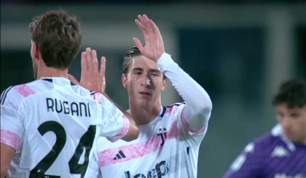 Fabio Miretti rayakan gol dengan Daniele Rugani Juventus Menangi Sebelas dari 12 Pertemuan Terbaru Mereka Kontra Rossoblu