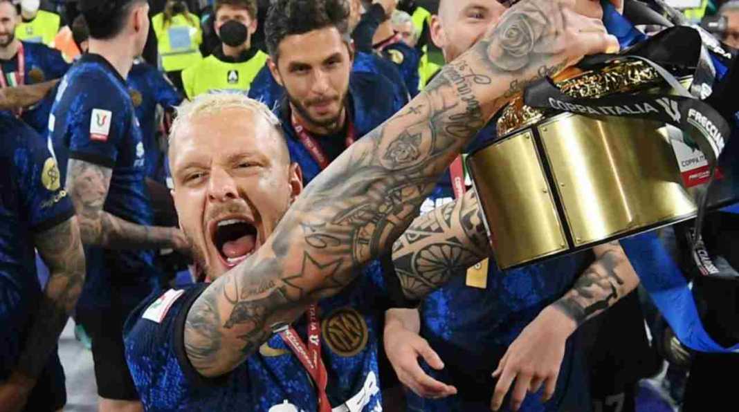 Federico Dimarco Inter dan piala Coppa Italia Inter Sang Juara Bertahan Coppa Italia Sudah Mengetahui Lawan 16 Besar