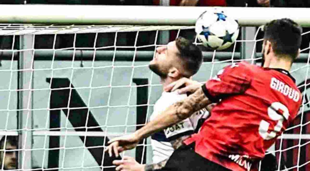 Gol Olivier Giroud ke gawang Gianluigi Donnarumma Giroud Bobol Gawang Donnarumma, Lampiaskan Rasa Sakit Hati Pendukung Milan