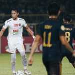 Hansamu Yama di laga PSM Makassar vs Persija Jakarta