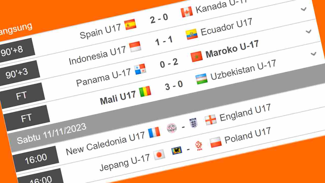 Hasil Babak Semifinal Piala Dunia U-17 2023 - Gilabola.com