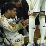 Jude Bellingham Saat cedera di laga vs Rayo Vallecano
