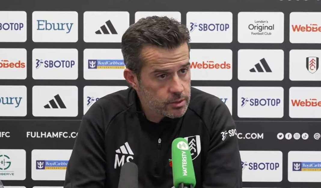 Marco Silva di konferensi pers Fulham Marco Silva Bertekad Akhiri 12 Kemenangan Kandang Beruntun Aston Villa, Memang Boleh?