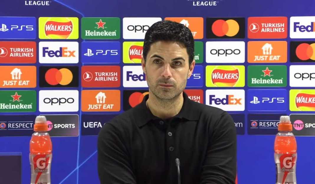 Mikel Arteta dalam konferensi pers Arsenal Mikel Arteta Bicarakan Bukayo Saka dan Performa Tim Usai Kemenangan Atas Sevilla