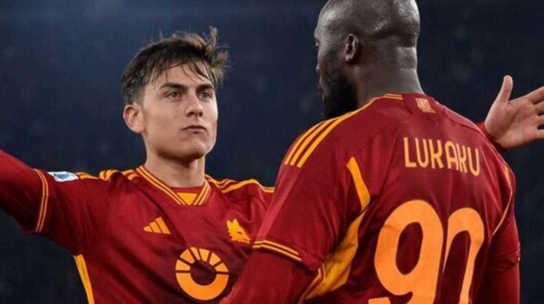 Paulo Dybala dan Romelu Lukaku pemain AS Roma