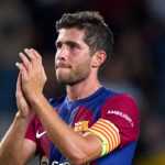 Sergi Roberto dalam sebuah laga di Barcelona