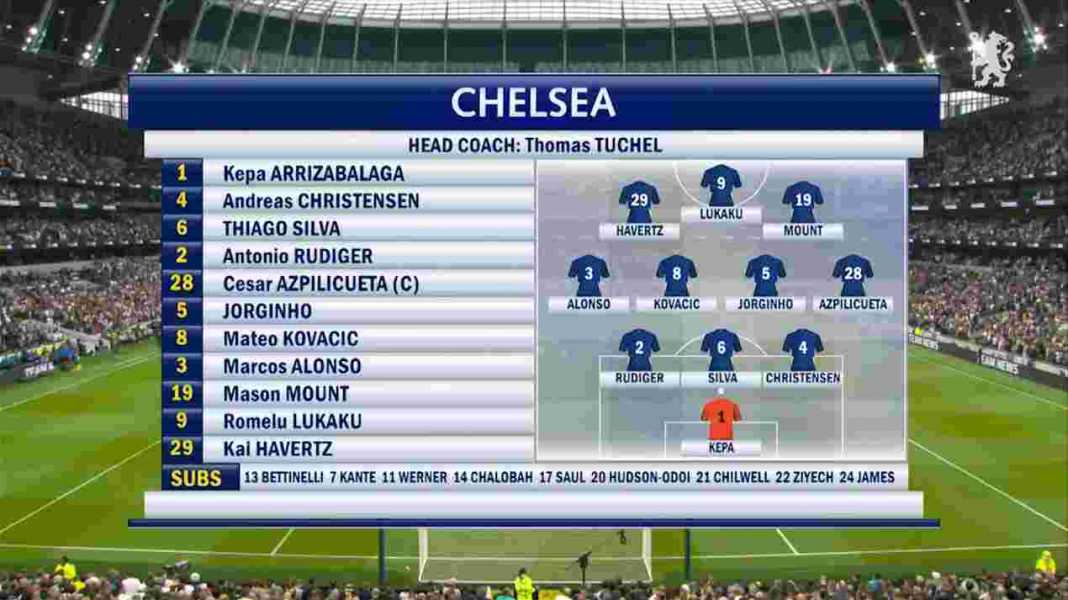 Starter Chelsea di Tottenham, September 2021 10 Pemain Chelsea Dari 11 Starter Saat Menang 0-3 di London Putih Sudah Pergi