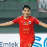 Witan Sulaeman usai mencetak gol untuk Persija