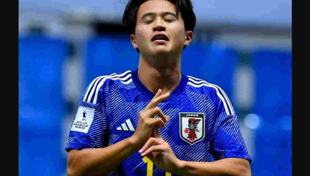 akoakat11 Rento Takaoka merayakan golnya bagi tim Jepang di Piala Dunia U17