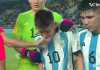 Claudio Echeverri menangis usai kegagalan penaltinya memastikan Argentina tersingkir dari Piala Dunia U17