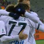 Khvicha Kvaratskhelia merayakan gol pertamanya di bawah era baru Walter Mazzarri