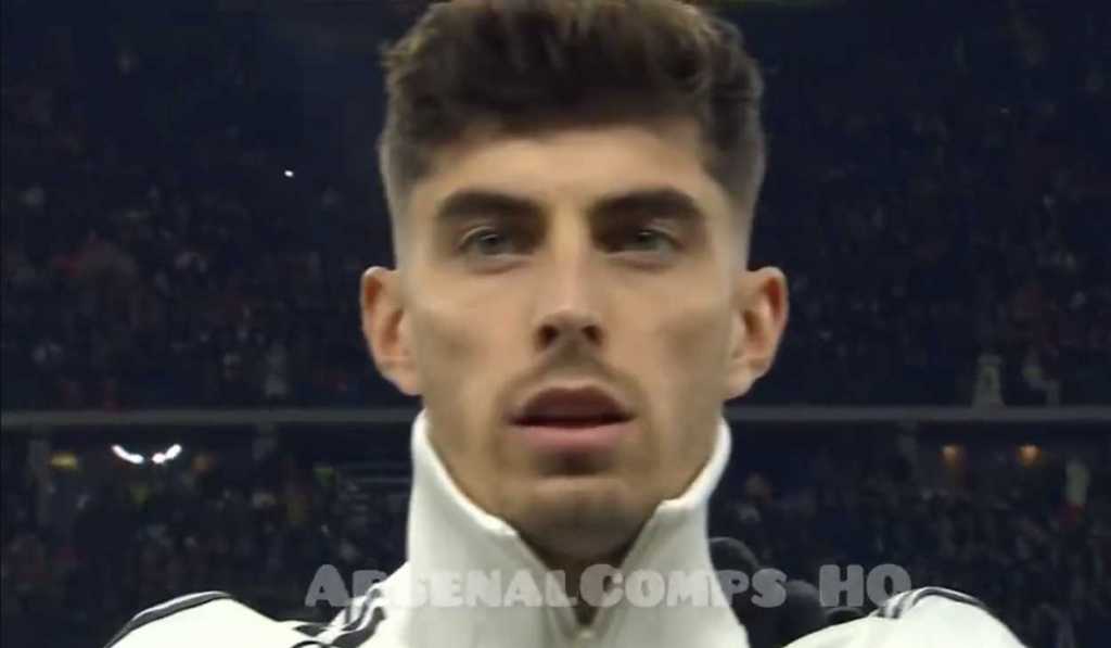 Kai Havertz dimainkan di bek kiri di timnas Jerman